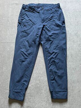 Mack Weldon Chino Pants Men Medium Navy Blue Stretch Casual Trousers Flex Jogger